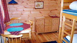 Camping cottage 2 to 5 inside view